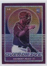 2021 Panini Chronicles Overdrive Purple Mojo Prizm 10/99 Keibert Ruiz #5 2y0