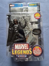 Marvel Legends Series V 5 Blade ToyBiz Motorcycle Sealed Poster Edition Unopened