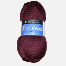 Berroco Ultra Wool Yarn - #33151 Beet Root - Superwash Wool - NEW