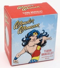 2015 Running Press Wonder Woman Tiara Bracelet and Illustrated Book NIB