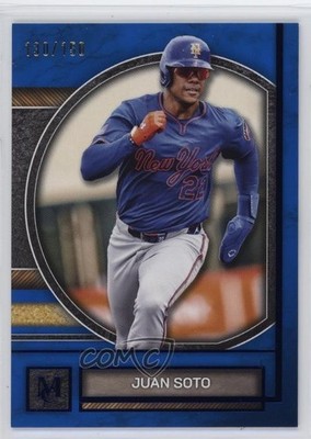 2025 Topps Museum Collection Sapphire /150 Juan Soto #24 tw0