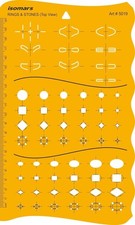 Jewelry Design Template Art  Craft Stencil for Sketching  Drafting