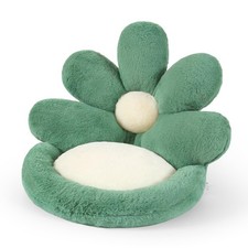 Flower Shape Chair Pillow Cute Seat Cushion 19 Inch Comfy Lazy Sofa Floor Green
