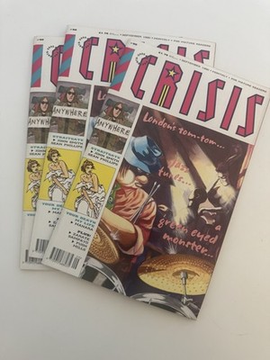 2000AD Presents Crisis ISSUE 50 UK Comic - London Jazz Etc  - Lot  of 3