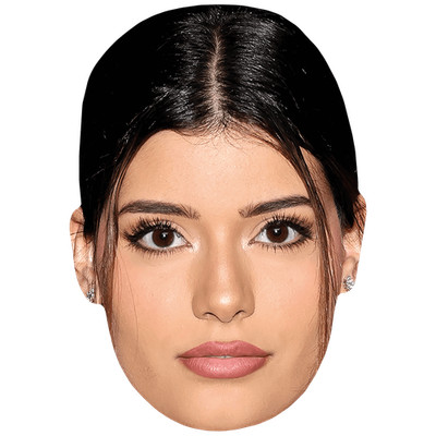 Daniella Salvi (Make Up) Celebrity Mask, Flat Card Face, Fancy Dress Mask