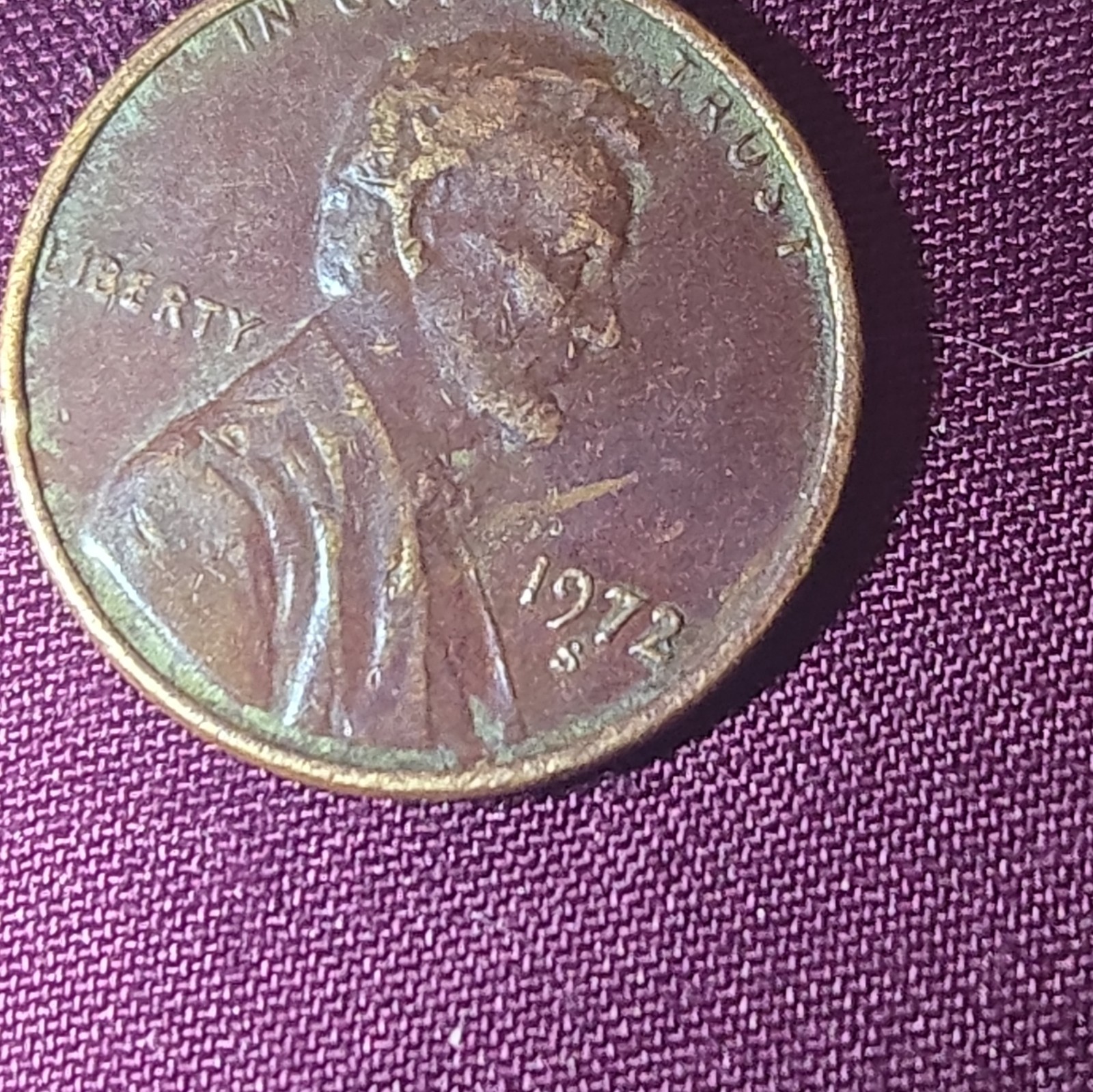1972-S Lincoln Memorial Small Cent Penny, Business Strike Bronze BN KM#201