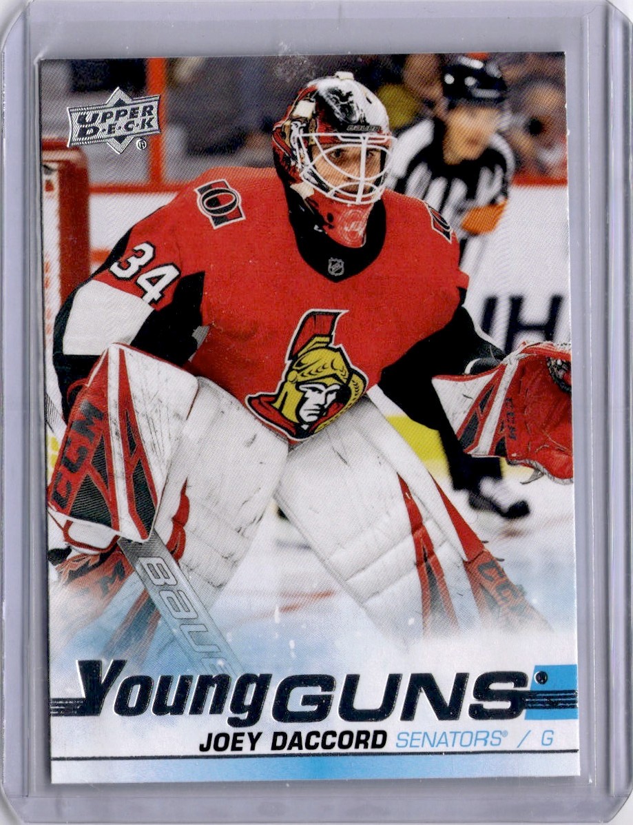 Joey Daccord Young Guns #477 2019-20 Upper Deck