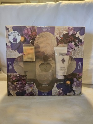 NOS Elizabeth Taylor's Passion Gift Set Parfum Body Lotion Eau De Toilette Spray