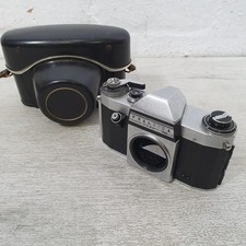 Vintage Praktica FX 35mm Vintage Camera Only w Leather Pouch - B26