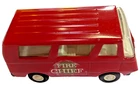 Vintage Tonka Fire Cheif Van Red 55360 5” Long Press Steel 1970's Nice Condition