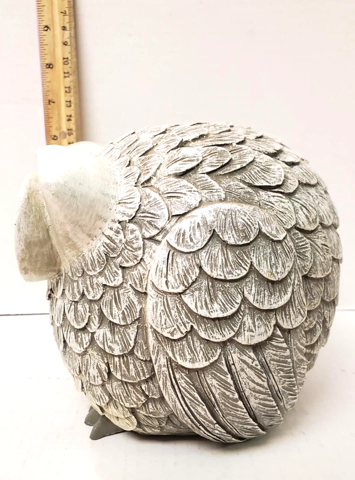 Roman Pudgy Pals Owl Bird Outdoor Garden Statue Figurine 75260 - Image 4 of 4
