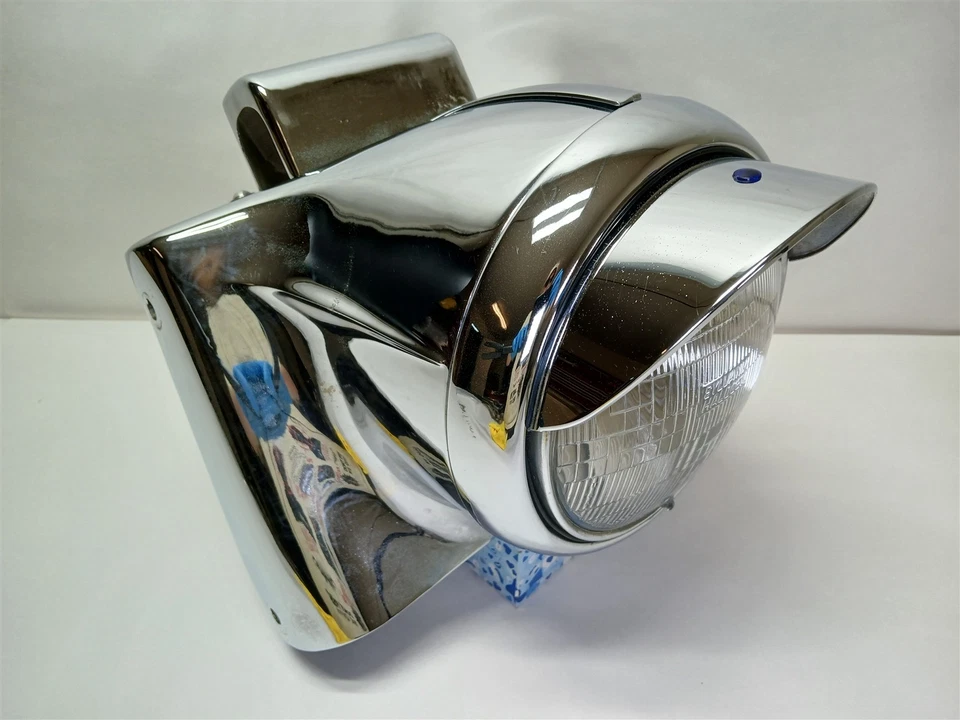 Harley-Davidson Softail 1994 montaje de faro y góndola personalizados cromo 67872-89B Foto 3 de 4