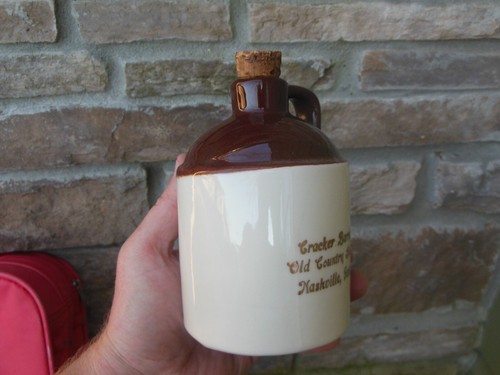 Vintage 6" Cracker Barrel Old Country Store Nashville TN Whiskey Jug Crock - Picture 5 of 6