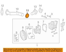 CHRYSLER OEM 07-20 200 Cooling Water Pump-Inlet Tube O-Ring 4884873AA