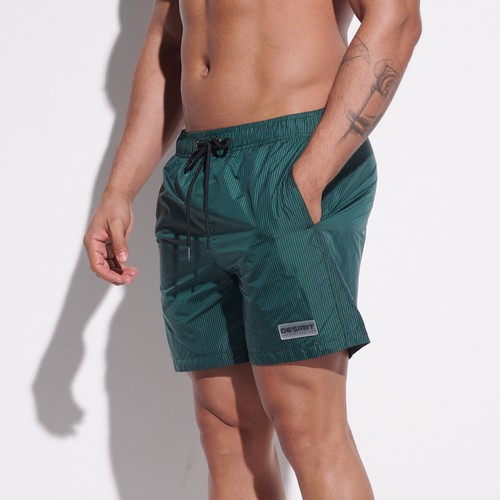 Herren Sport Boardshorts schnelltrocknend vertikale Streifen Bademode 3345 - Bild 22 von 29