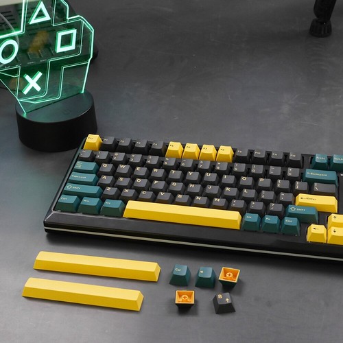 GHOST JUGES MARRS VERDE CEREZA PBT TECLADO DOBLE DISPARO PARA TECLADO MX 60 65 87 - Imagen 3 de 7