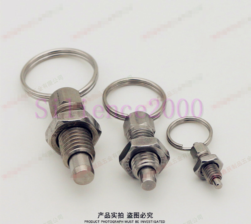 M6-M8-M10M12 Index Plunger With Ring Pull Spring Loaded Retractable ...