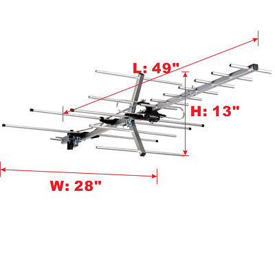 #ad #ad Heavy Duty Yagi Outdoor TV Antenna 300 Mile for All Weather Performance $40.74