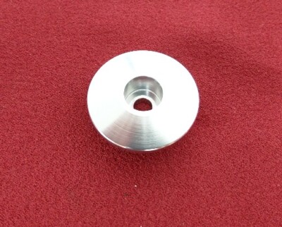 Alu Steuersatz-Kappe, Ahead-Cap, cnc-gefräßt, 1 1/8'', silber, NEU