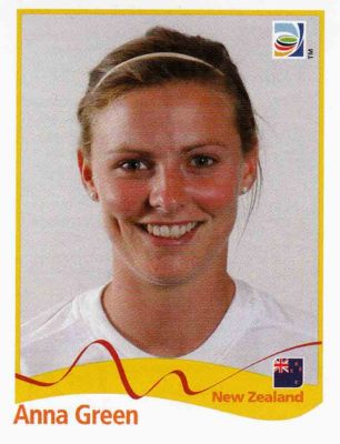 Panini Sticker Women's World Cup 2011 No. 128 Anna Green NZL New Zealand NEW PRODUCT