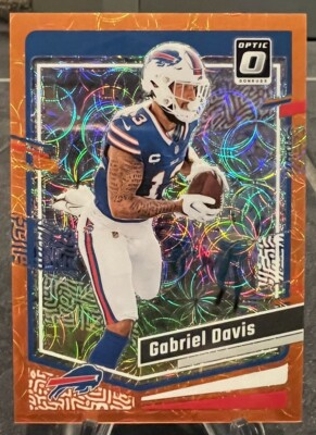 2023 Donruss Optic #20 Gabriel Davis Orange Scope Prizm /79