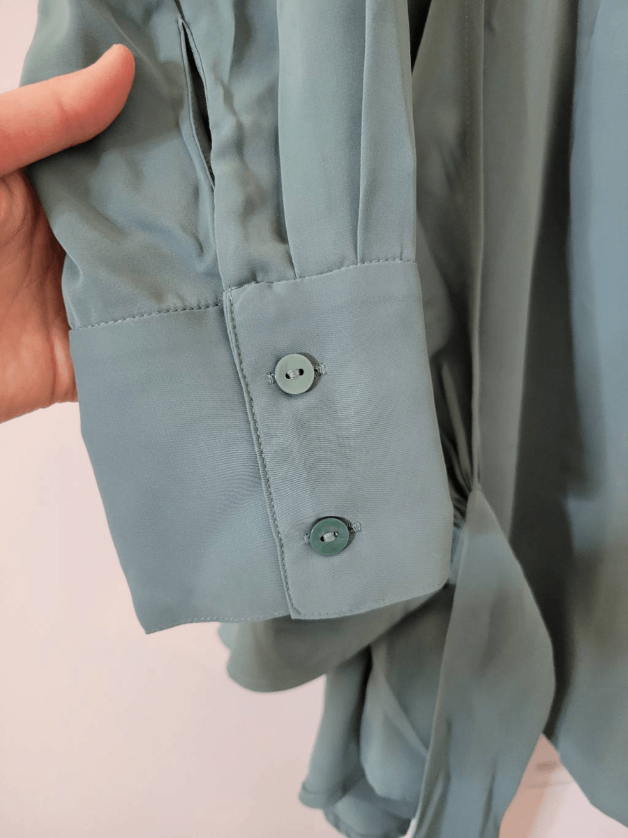 Abercrombie and fitch green wrap dress XS NWT | eBay