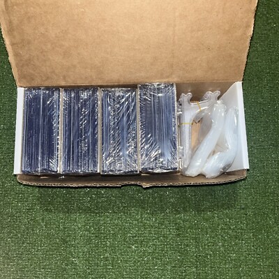 Trading Card Sleeves Hard Plastic and Soft Thin Plastic + Card Stands