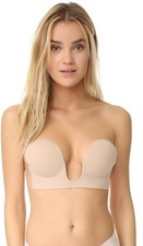 Fashion Forms 183168 Womens Backless Strapless Adhesive Bra Nude Size D-Cup