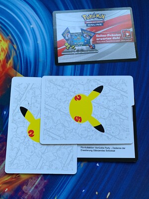 1x PTCGO Code - Pin Kollektion Verrückte Party - Glänzendes Schicksal Instant