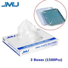 3Boxes Dental Size B Tray Covers Sleeve Small Disposable Clear Plastic 10.5"x14"