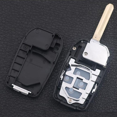 2PCS Remote Flip Key Shell Replace for Toyota Matrix Avalon Camry 4Buttons TOY43 - Picture 7 of 9