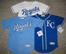Kansas City Royals YOUTH Majestic Cool Base Replica Jersey