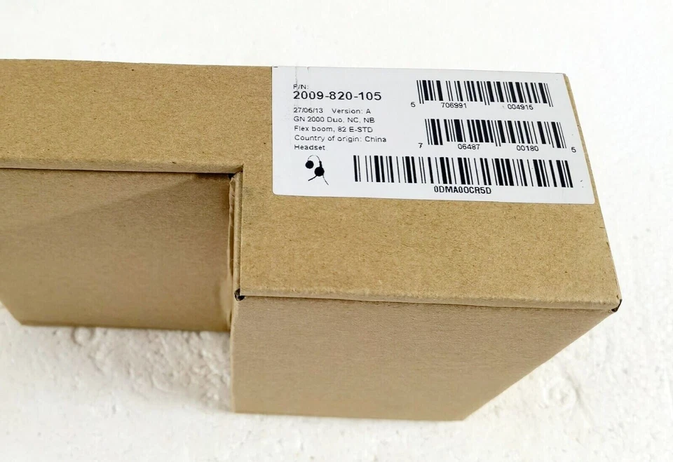 JABRA GN2000 Duo Headband IP FLEX BOOM 82 E-STD QD HEADSET w GN1200 Cord - Image 2 of 4