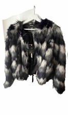 Lİpsy Faux Fur Jacket Sİze 10