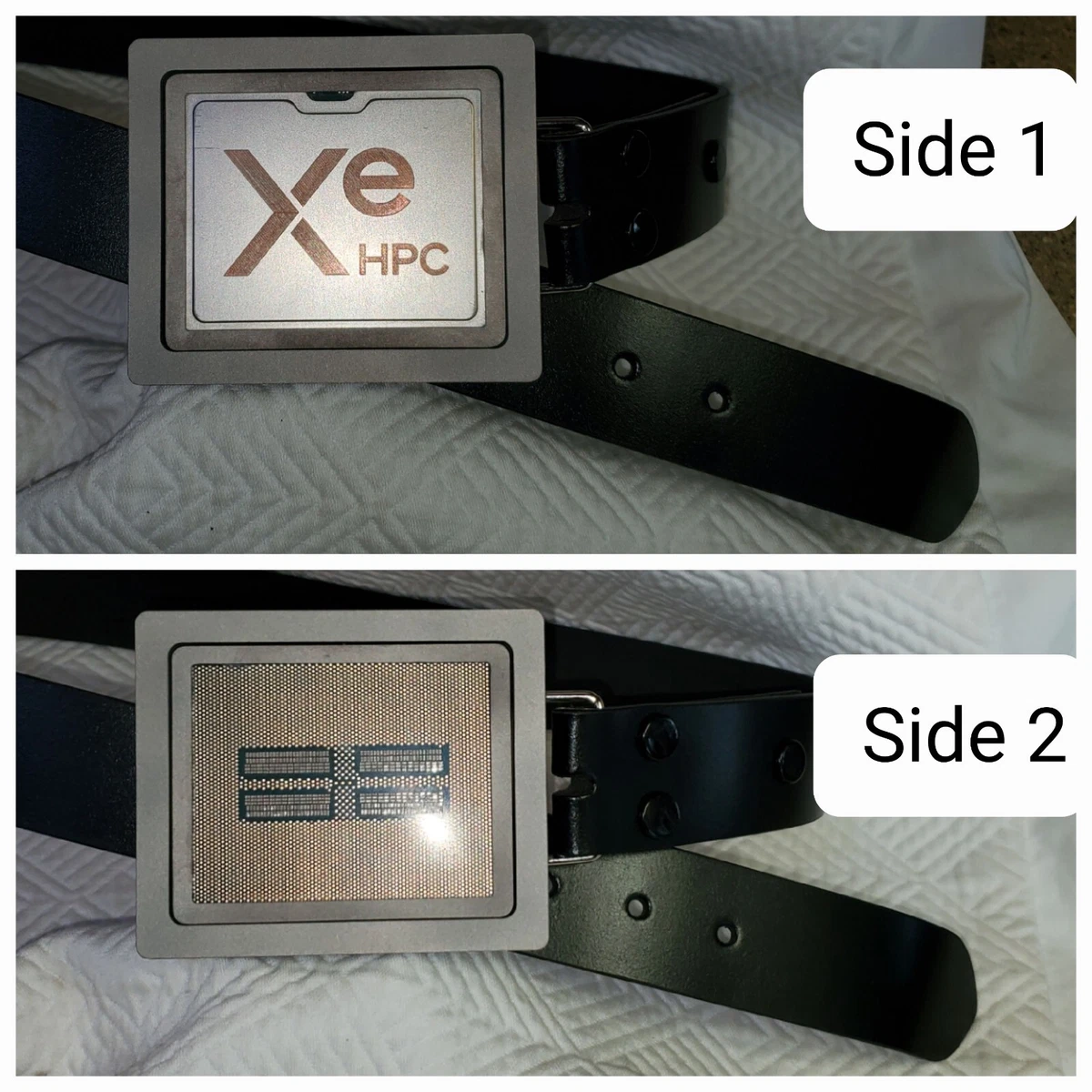 Intel XEON HPC Belt Buckle HUGE 4