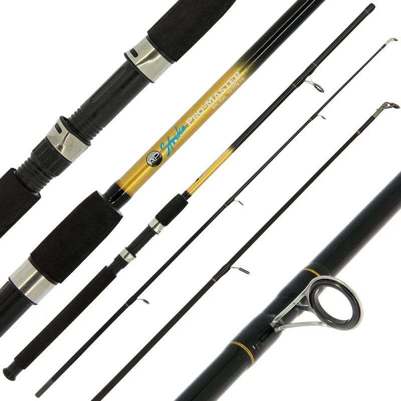 2 x 6FT 2PC SPINNING FISHING RODS PIKE, PERCH, TROUT FISHING SPINNING ROD