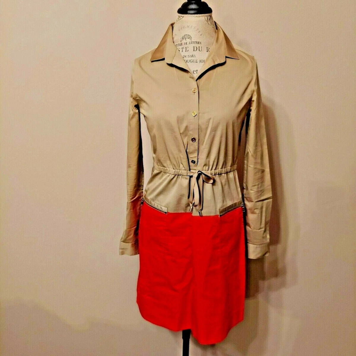 Elie tahari cheap shirt dress