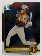 C.J. Abrams 2022 Bowman Chrome San Diego Padres #BCP-9 Washington Nationals 