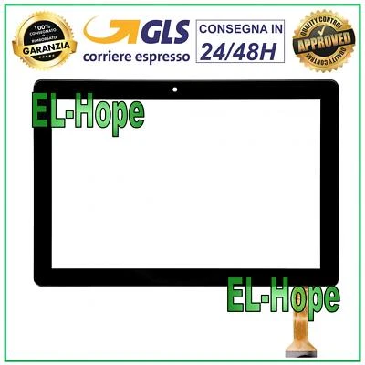 PER JUSYEA J5 TOUCH SCREEN VETRO TABLET JUSYEA J5 DIGITIZER ORIGINALE NERO