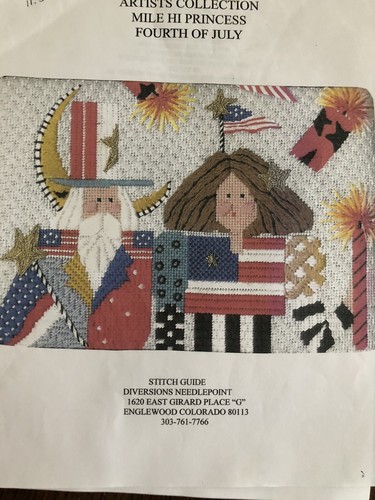 Artist Collection Mile Hi Princess Sam And Betsy Needlecraft Kit. Americana - Picture 4 of 9