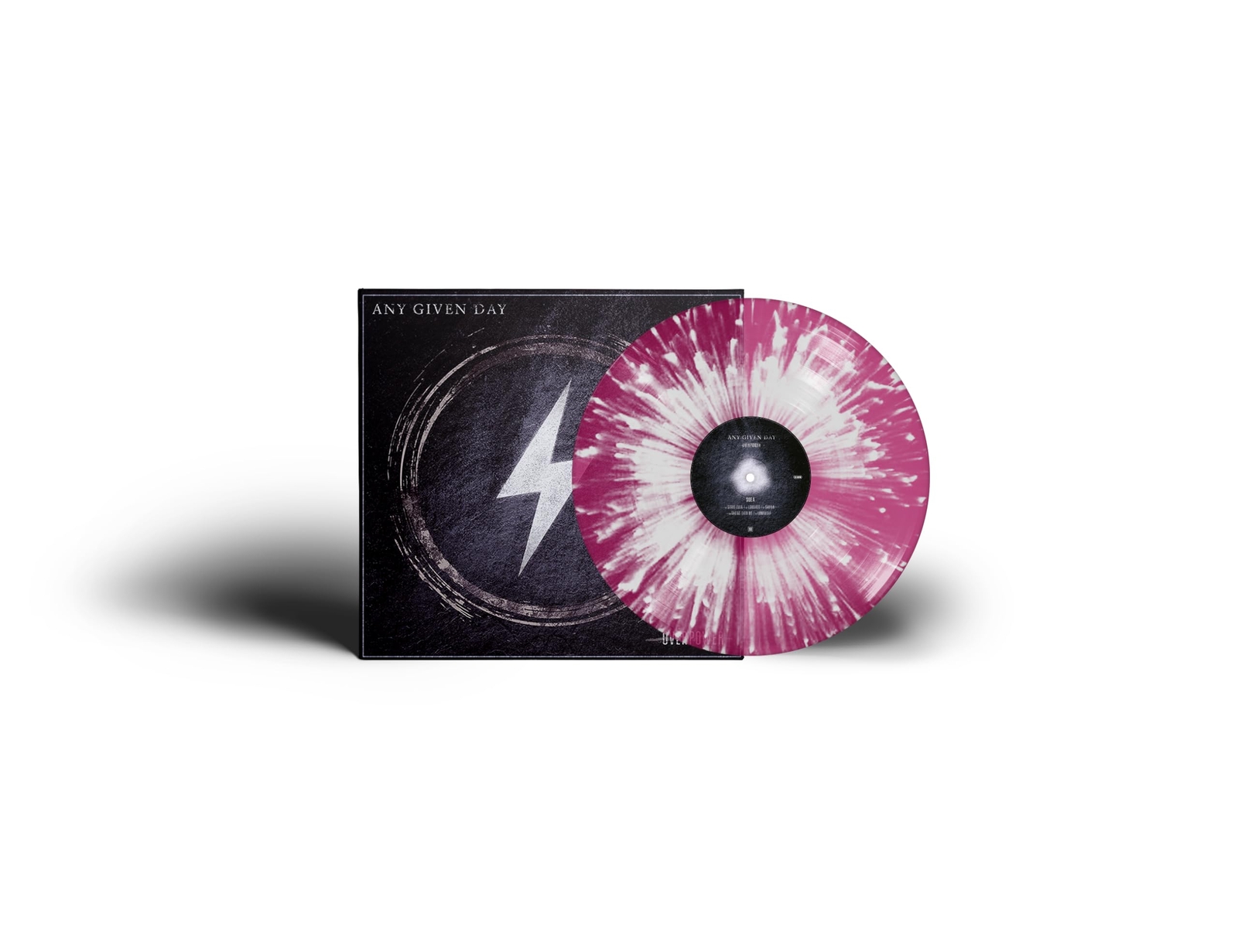 Any Given Day Overpower (Splatter Magenta / White Vinyl) (Vinyl LP)