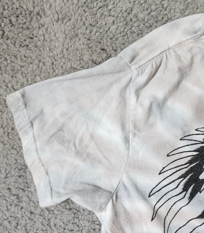 Camiseta Ed Hardy Calavera Águila Serpiente Gráfica Tie Dye Juvenil Talla Mediana Foto 4 de 4