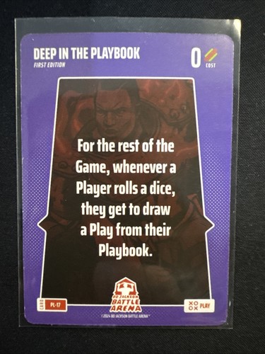 2024 Bo Jackson Battle Arena PLAY #PL-17 Deep In The Playbook Card