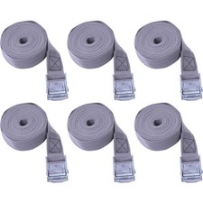 Spanngurte Zurrgurte mit Ratsche Befestigungsriemen Gep&auml;ckgurt 6 St&uuml;ck 25mm*1...