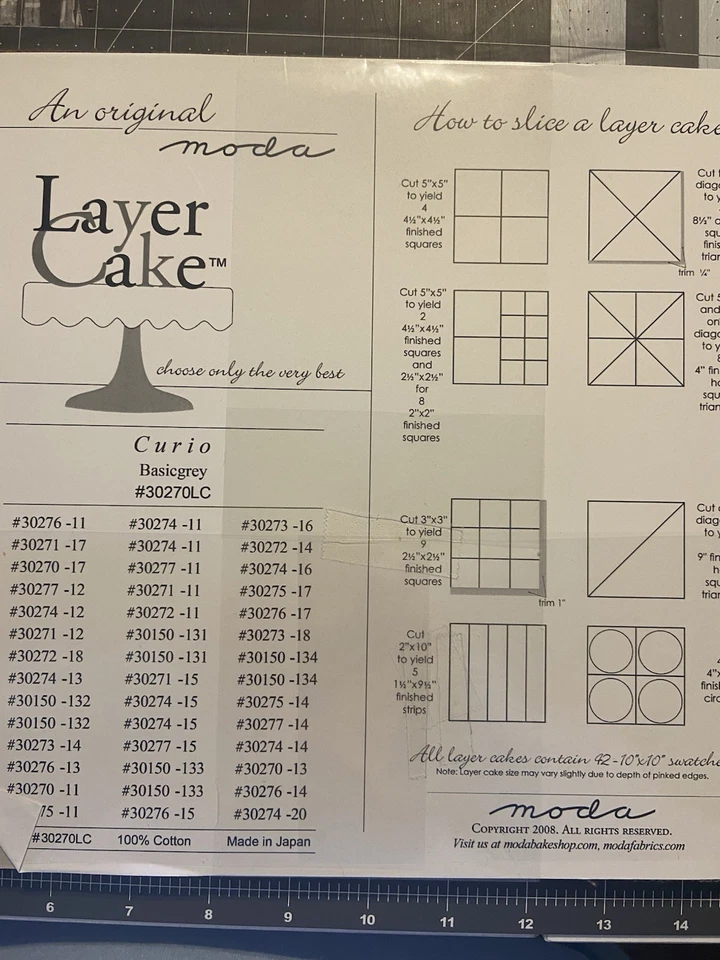 Curio By Basic grey For Moda OOP Layer Cake - Image 2 of 2