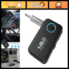 Bluetooth 5.3 Music Receiver for Car/Home Stereo, Aux Adapter, Volume Control, H