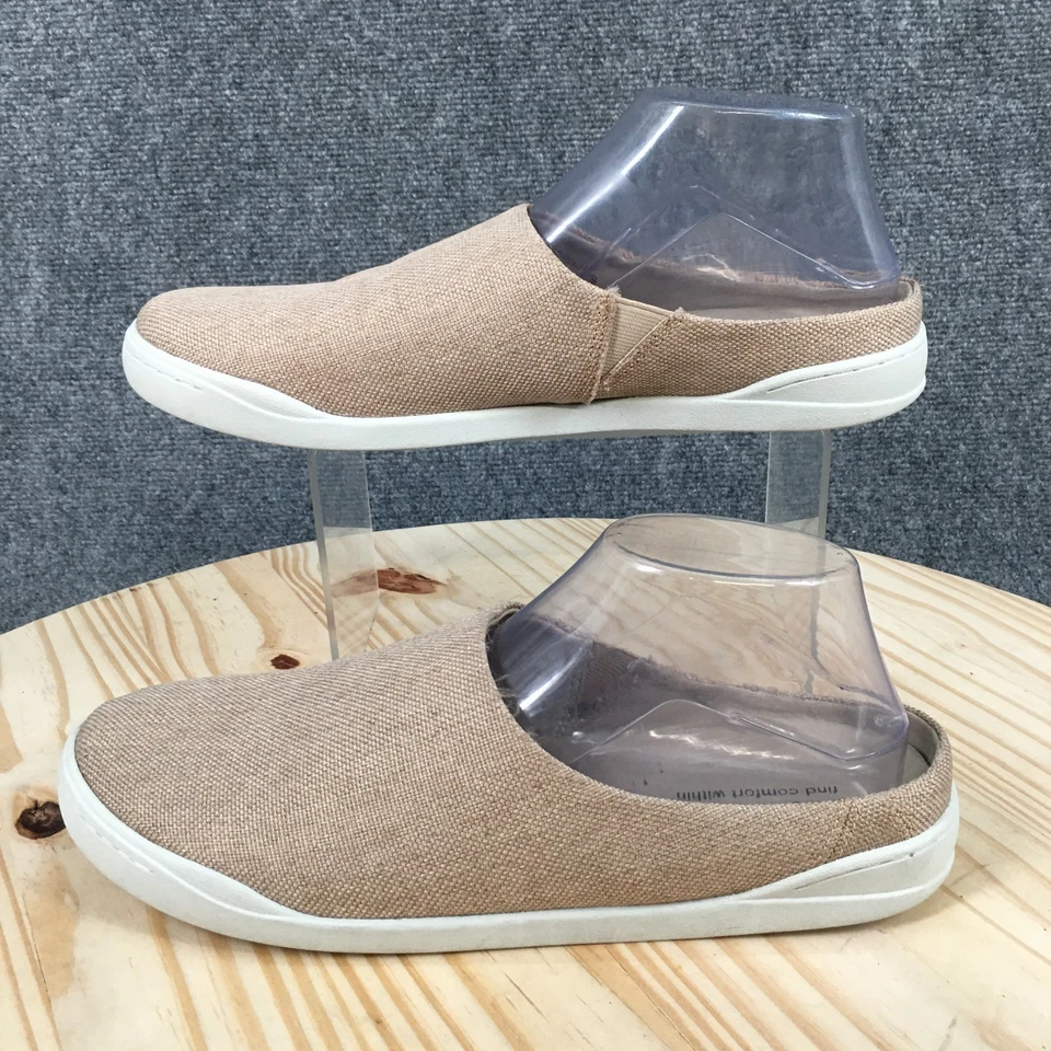 Mocasín Softwalk para mujer 10,5 M marrón castaño rojizo punta redonda sin cordones informal cómodo Foto 2 de 4