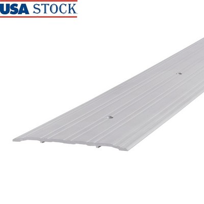 Aluminum Flat Top Door Threshold ADA Approved Weather Seal Commercial Use