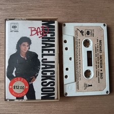 MICHAEL JACKSON - BAD - Rare 80s Malaysia CBS Cassette Brick base CBS sticker