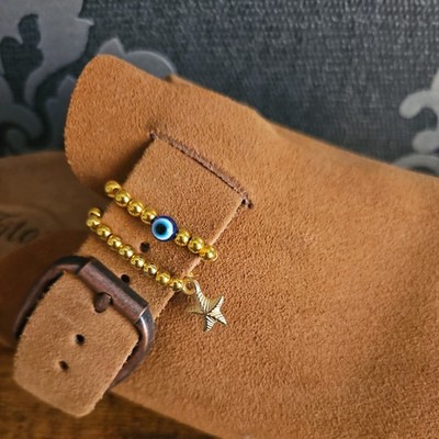 Birkenstock Boston Schuhe Charms/Accessoires #5 GOLD